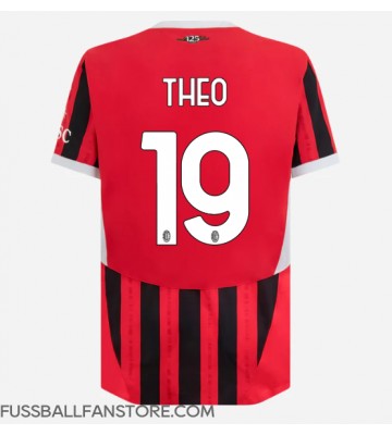 AC Milan Theo Hernandez #19 Replik Heimtrikot 2024-25 Kurzarm